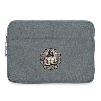 Saint Mary Artistic Illustration - Laptop bag 15" - heather grey - Front