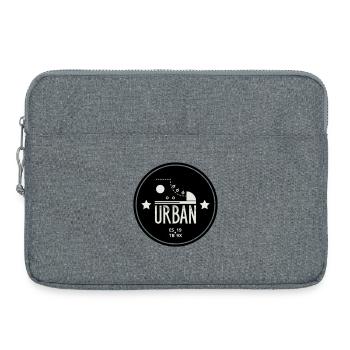 Urban Style Badge Featuring Red Sneaker and Bold - Laptop bag 15" - heather grey - Front