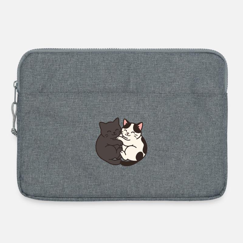 feline - Laptop bag 15" - heather grey