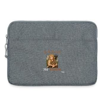 BANON_DES_SOURCES - Sacoche pour ordinateur portable 15 pouces - gris chiné - Devant