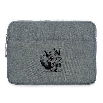 Coffee Energy replaces squirrel hibernation - Laptop bag 15" - heather grey - Front