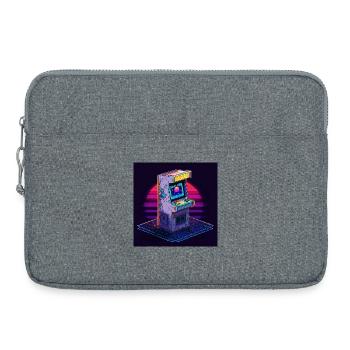Arcade Dreams – Zurück in die 80er - Laptoptasche 15" - Grau meliert - Vorne