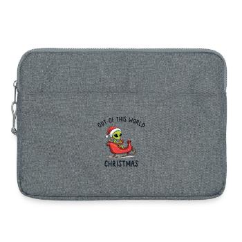 Alien Xmas – Out of This World Christmas - Laptoptasche 15" - Grau meliert - Vorne