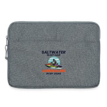 Extreme Jetski Saltwater Adrenaline Ride  - Laptop bag 15" - heather grey - Front