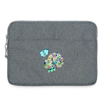 creative spirit - Laptop bag 15" - heather grey - Front