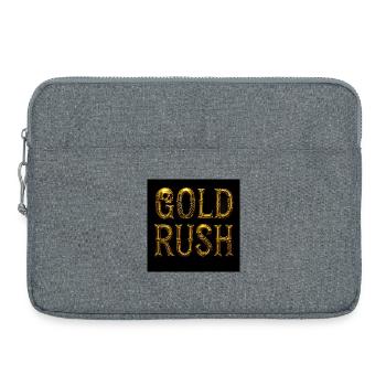 Geldreiches Ballon-Textdesign - Laptoptasche 15" - Grau meliert - Vorne