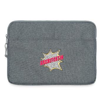 BAULEITUNG ARCHITEKTIN POP-ART - Laptoptasche 15" - Grau meliert - Vorne