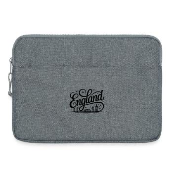 Angleterre - Souvenir Design - Sacoche pour ordinateur portable 15 pouces - gris chiné - Devant