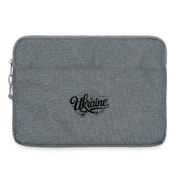 Ukraine - Souvenir Design - Laptoptasche 15" - Grau meliert - Vorne