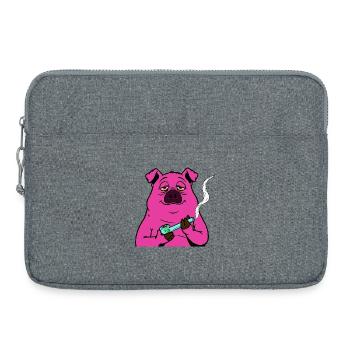 SAU relaxes - Laptop bag 15" - heather grey - Front