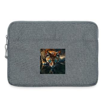 Feline Mysticism - Laptop bag 15" - heather grey - Front