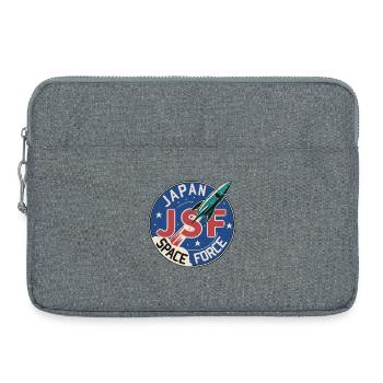 Japan Space Force - Laptop bag 15" - heather grey - Front