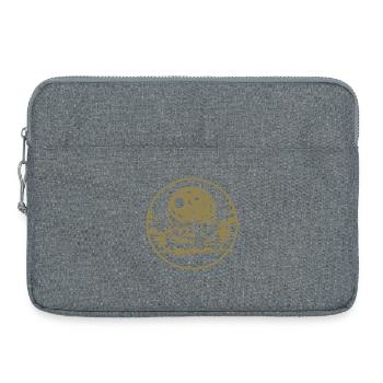 Camping-car Silhouette Camping - Sacoche pour ordinateur portable 15 pouces - gris chiné - Devant