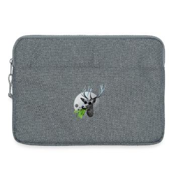 Brise-lames Hirsch - Sacoche pour ordinateur portable 15 pouces - gris chiné - Devant