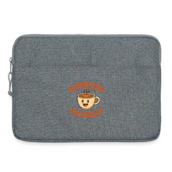 Espresso yourself - Laptoptasche 15" - Grau meliert - Vorne