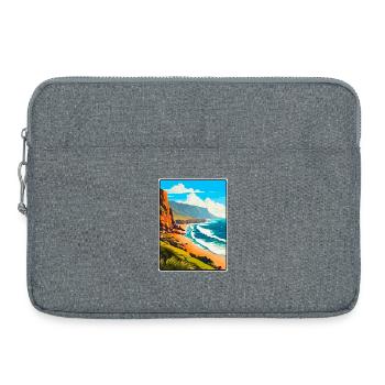 Fuerteventura Spanien Reiseplakat Cityscape WPA - Laptoptasche 15" - Grau meliert - Vorne