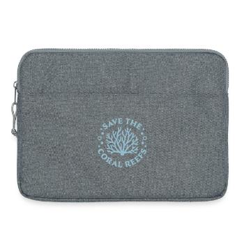 Save protect the coral reefs ocean activist - Laptop bag 15" - heather grey - Front
