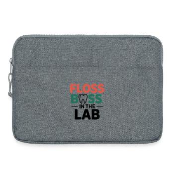 Technicien de laboratoire dentaire Art - Sacoche pour ordinateur portable 15 pouces - gris chiné - Devant
