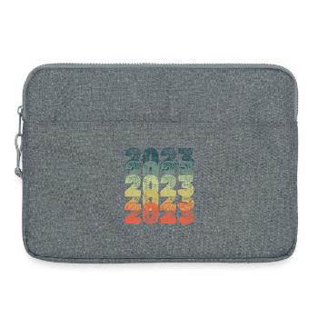 2023 - Sacoche pour ordinateur portable 15 pouces - gris chiné - Devant