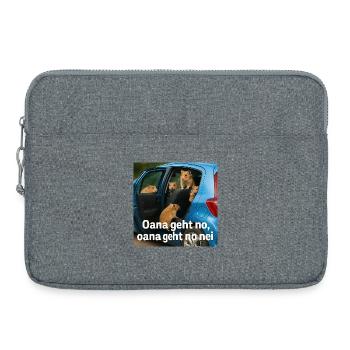 Hamsterabenteuer_im_blauen_Auto - Sacoche pour ordinateur portable 15 pouces - gris chiné - Devant