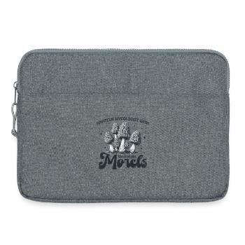 Amateur Mycologist With Questionable Morels - Laptoptasche 15" - Grau meliert - Vorne