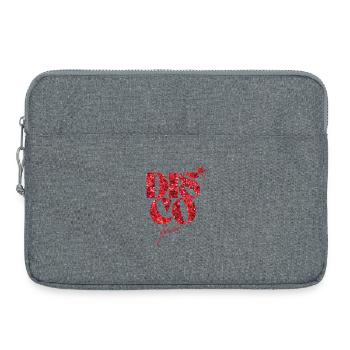 Disco Fever Glitter Love Déclaration Design - Sacoche pour ordinateur portable 15 pouces - gris chiné - Devant