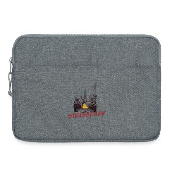 Straßburger Münster – Duotone-Illustration - Laptoptasche 15" - Grau meliert - Vorne