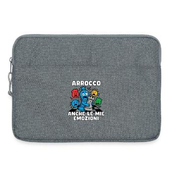 Emergency emotional castling - Laptop bag 15" - heather grey - Front