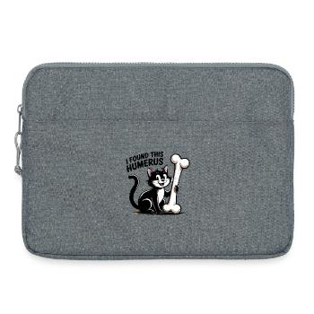 J’ai trouvé l’huméreux - Cat Lover Design - Sacoche pour ordinateur portable 15 pouces - gris chiné - Devant