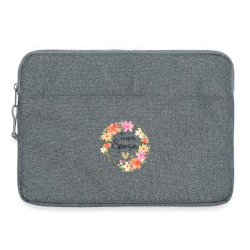 Team_Sposa - Sacoche pour ordinateur portable 15 pouces - gris chiné - Devant