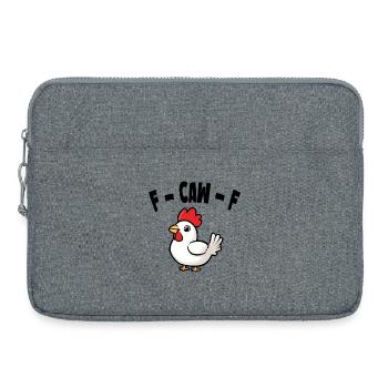 Sarkastisches Huhn F-CAW-F - Laptoptasche 15" - Grau meliert - Vorne