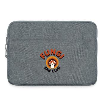 Fungi Fan Club Champignon Rétro Dicton - Sacoche pour ordinateur portable 15 pouces - gris chiné - Devant