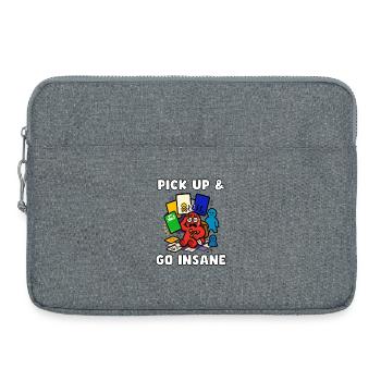 Pick Up & Go Insane - Laptop bag 15" - heather grey - Front