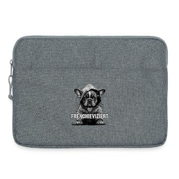 Cool French Bulldog - Laptop bag 15" - heather grey - Front