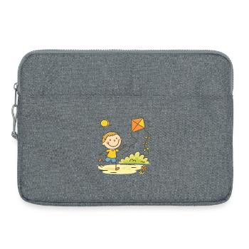 Journée ensoleillée cerf-volant Joy Kid - Sacoche pour ordinateur portable 15 pouces - gris chiné - Devant
