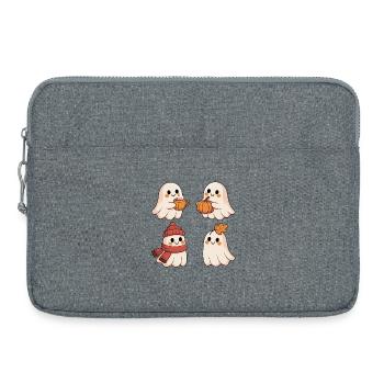 Warme Herbstgeister - Laptoptasche 15" - Grau meliert - Vorne