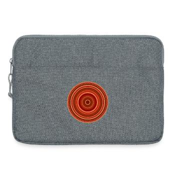 Mandala - Sacoche pour ordinateur portable 15 pouces - gris chiné - Devant
