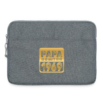 Papa 1969 - Laptop bag 15" - heather grey - Front