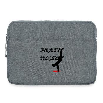 Entraînement de rue - Sacoche pour ordinateur portable 15 pouces - gris chiné - Devant