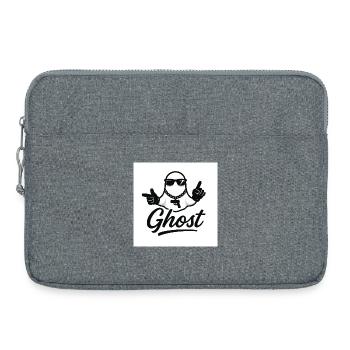 Rue fantôme avec arme à feu - Sacoche pour ordinateur portable 15 pouces - gris chiné - Devant