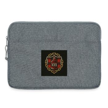 The shield of GessælL - Laptop bag 15" - heather grey - Front
