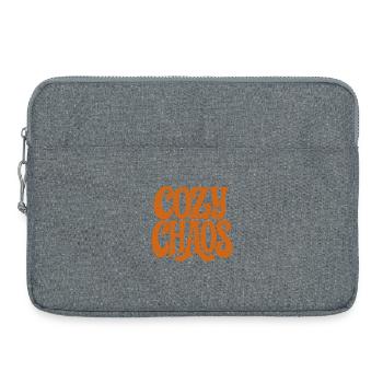 COZY_CHAOS - Laptoptasche 15" - Grau meliert - Vorne