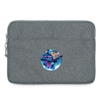 Metal Tshirt - Laptop bag 15" - heather grey - Front