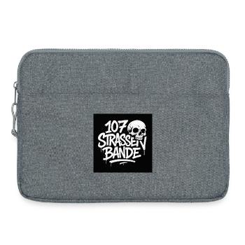 107 Crâne de la bande de rue - Sacoche pour ordinateur portable 15 pouces - gris chiné - Devant