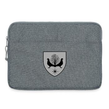 Tauben - Laptoptasche 15" - Grau meliert - Vorne