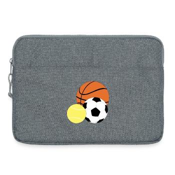 Ball Sports - Laptop bag 15" - heather grey - Front