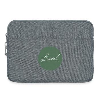 Loved - Laptop bag 15" - heather grey - Front