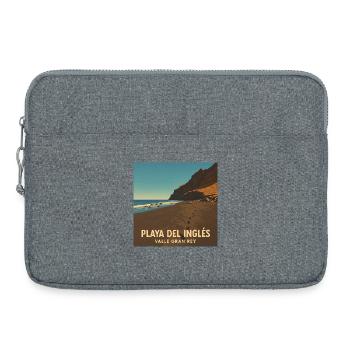Playa del Ingles im Valle Gran Rey - Laptoptasche 15" - Grau meliert - Vorne