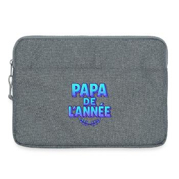 Dad of the Year - Father's Day - Gift - Laptop bag 15" - heather grey - Front