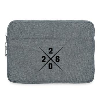 2026 - Sacoche pour ordinateur portable 15 pouces - gris chiné - Devant